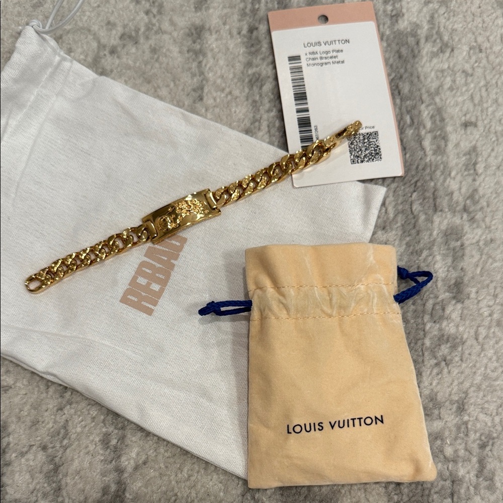 Louis Vuitton Gold Chain Bracelet